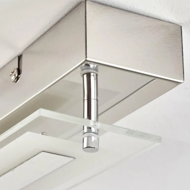 Plafonnier Morges LED Chrome, 1 lumière