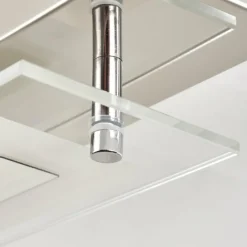 Plafonnier Morges LED Chrome, 1 lumière