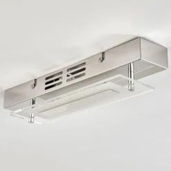 Plafonnier Morges LED Chrome, 1 lumière