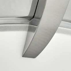 Plafonnier Morges LED Chrome, 1 lumière