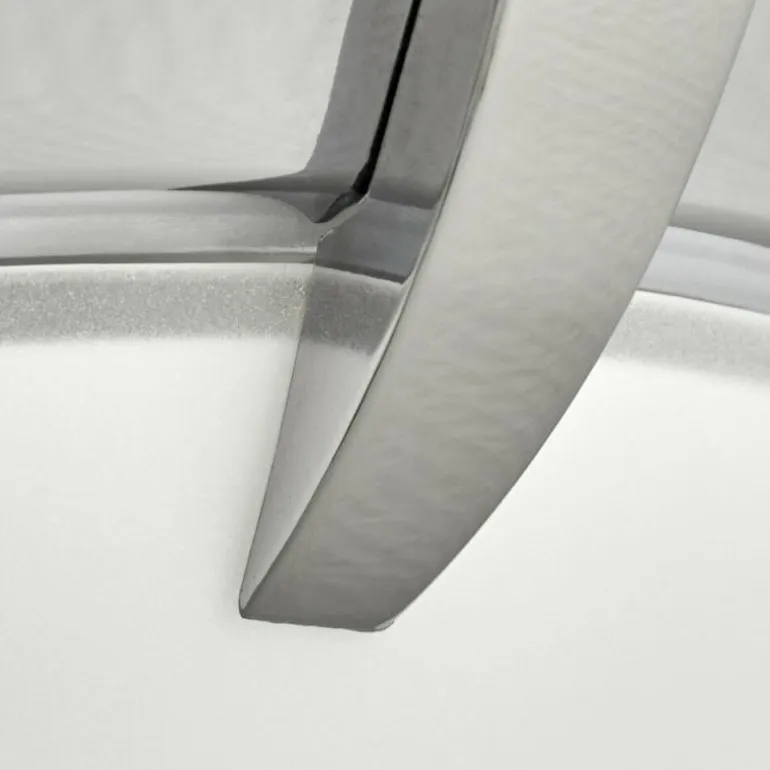 Plafonnier Morges LED Chrome, 1 lumière