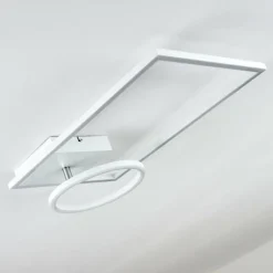 Plafonnier Moya LED Blanc, 1 lumière