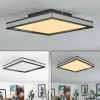Plafonnier Nabbas LED Noir, 1 lumière