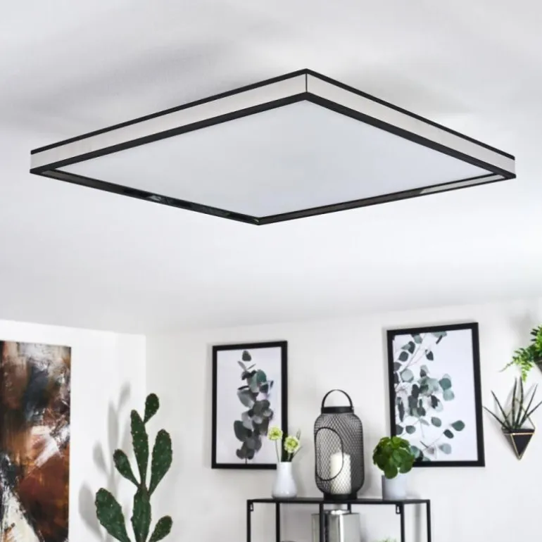Plafonnier Nabbas LED Noir, 1 lumière