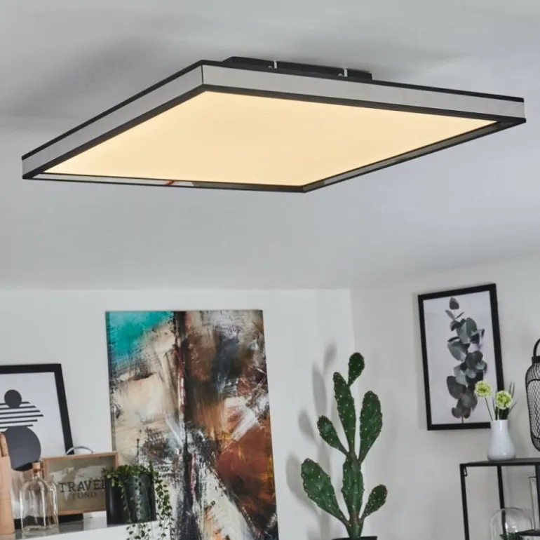 Plafonnier Nabbas LED Noir, 1 lumière