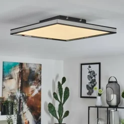 Plafonnier Nabbas LED Noir, 1 lumière