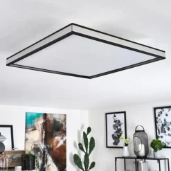 Plafonnier Nabbas LED Noir, 1 lumière