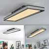 Plafonnier Nabbas LED Noir, 1 lumière