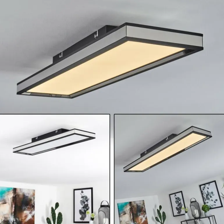 Plafonnier Nabbas LED Noir, 1 lumière