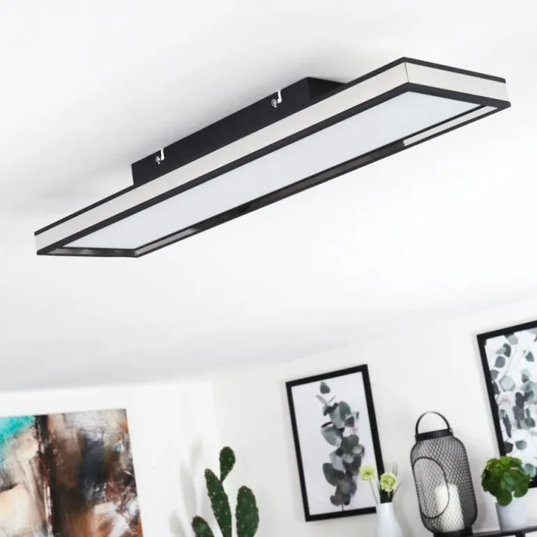 Plafonnier Nabbas LED Noir, 1 lumière