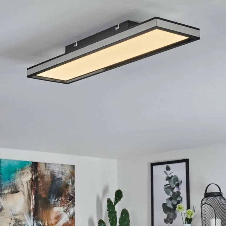 Plafonnier Nabbas LED Noir, 1 lumière