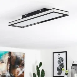 Plafonnier Nabbas LED Noir, 1 lumière