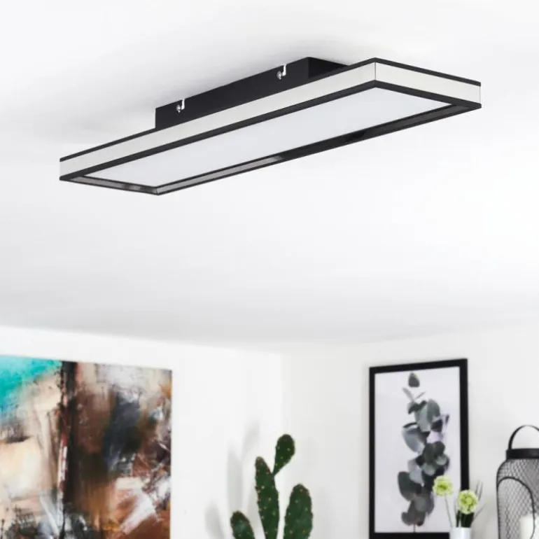 Plafonnier Nabbas LED Noir, 1 lumière