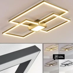 Plafonnier Narpes LED Anthracite, 1 lumière