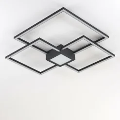 Plafonnier Narpes LED Anthracite, 1 lumière