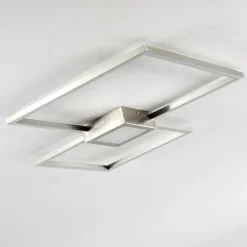 Plafonnier Narpes LED Nickel mat, 1 lumière