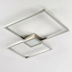 Plafonnier Narpes LED Nickel mat, 1 lumière