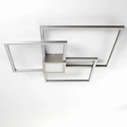 Plafonnier Narpes LED Nickel mat, 1 lumière