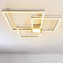 Plafonnier Narpes LED Nickel mat, 1 lumière
