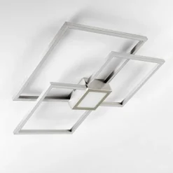 Plafonnier Narpes LED Nickel mat, 1 lumière