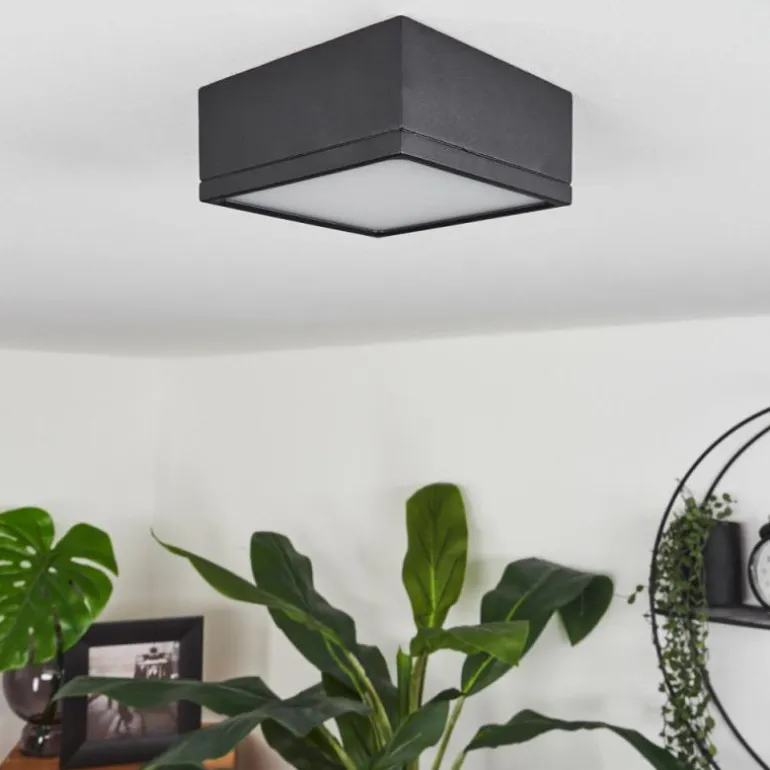 Plafonnier Netstal LED Anthracite, 1 lumière