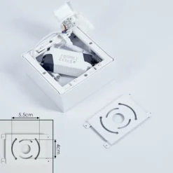 Plafonnier Netstal LED Blanc, 1 lumière