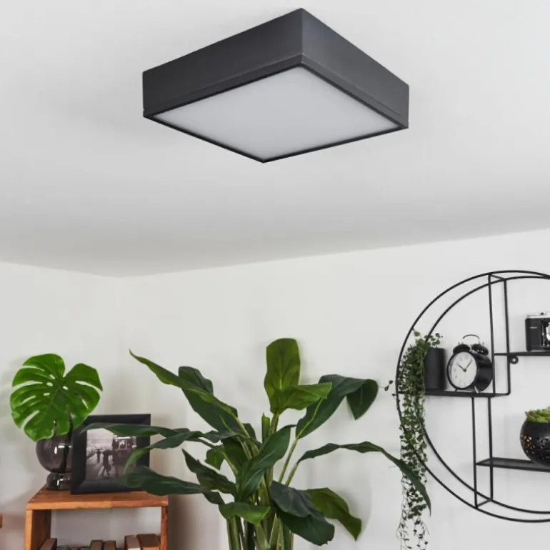 Plafonnier Netstal LED Noir, 1 lumière