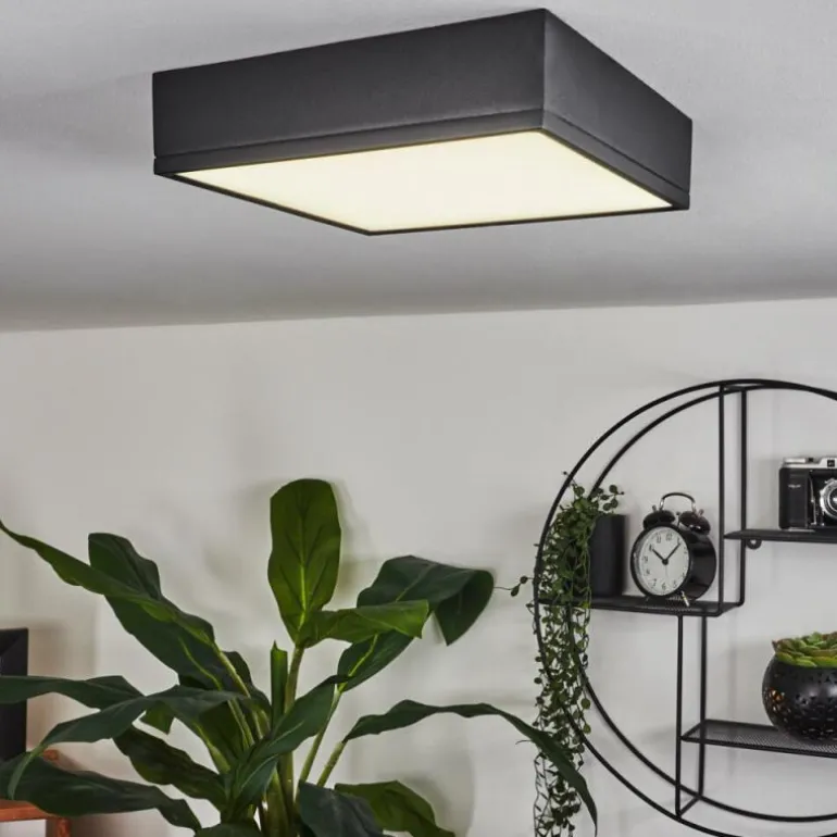 Plafonnier Netstal LED Noir, 1 lumière