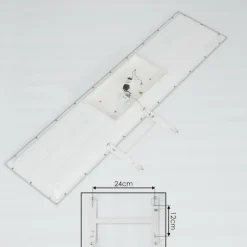 Plafonnier Nexo LED Blanc, 1 lumière