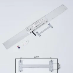 Plafonnier Nexo LED Blanc, 1 lumière, Télécommandes