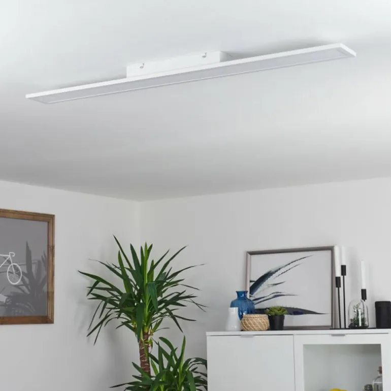 Plafonnier Nexo LED Blanc, 1 lumière, Télécommandes