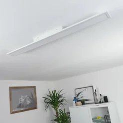 Plafonnier Nexo LED Blanc, 1 lumière, Télécommandes