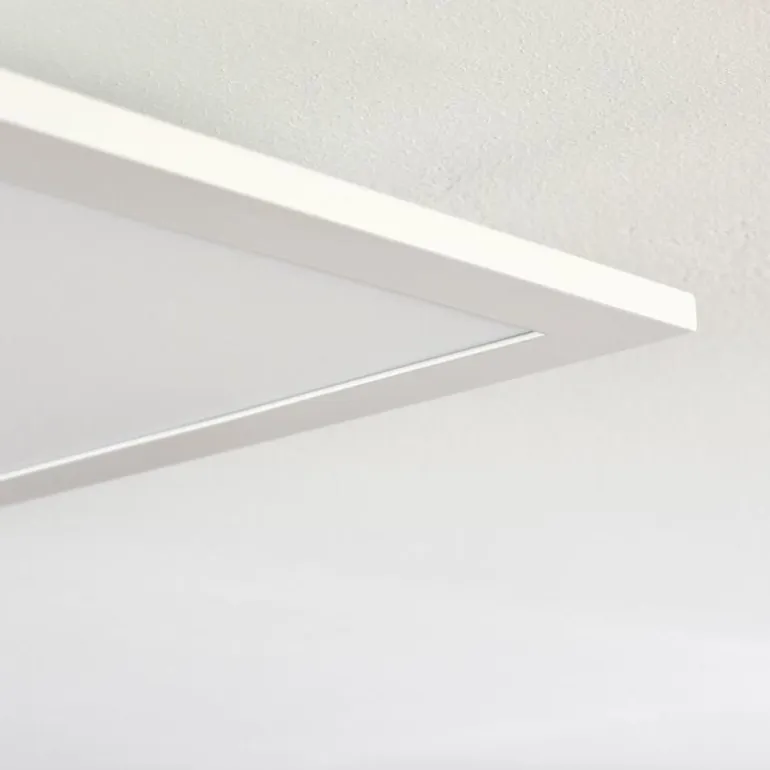 Plafonnier Nexo LED Blanc, 1 lumière, Télécommandes