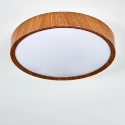Plafonnier Nexo LED Bois foncé, 1 lumière