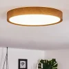 Plafonnier Nexo LED Couleur bois, Blanc, 1 lumière