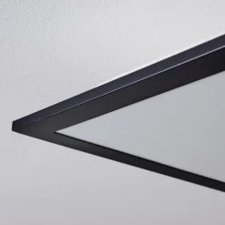Plafonnier Nexo LED Noir, 1 lumière, Télécommandes