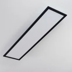 Plafonnier Nexo LED Noir, 1 lumière, Télécommandes