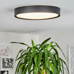 Plafonnier Nexo LED Noir, 1 lumière