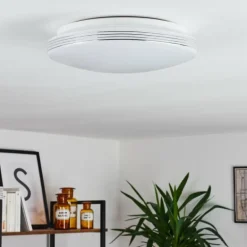 Plafonnier Niebla LED Blanc, 1 lumière
