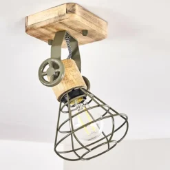 Plafonnier Nifun Brun, Vert, 1 lumière