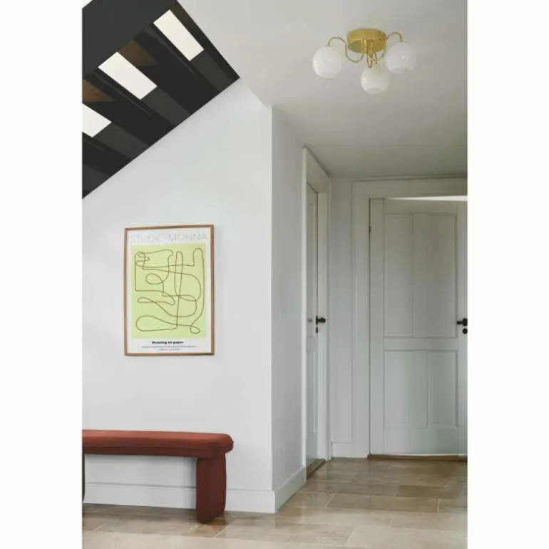 Plafonnier Nordlux FRANCA Laiton, 3 lumières