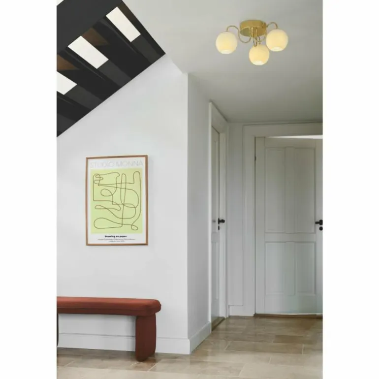 Plafonnier Nordlux FRANCA Laiton, 3 lumières