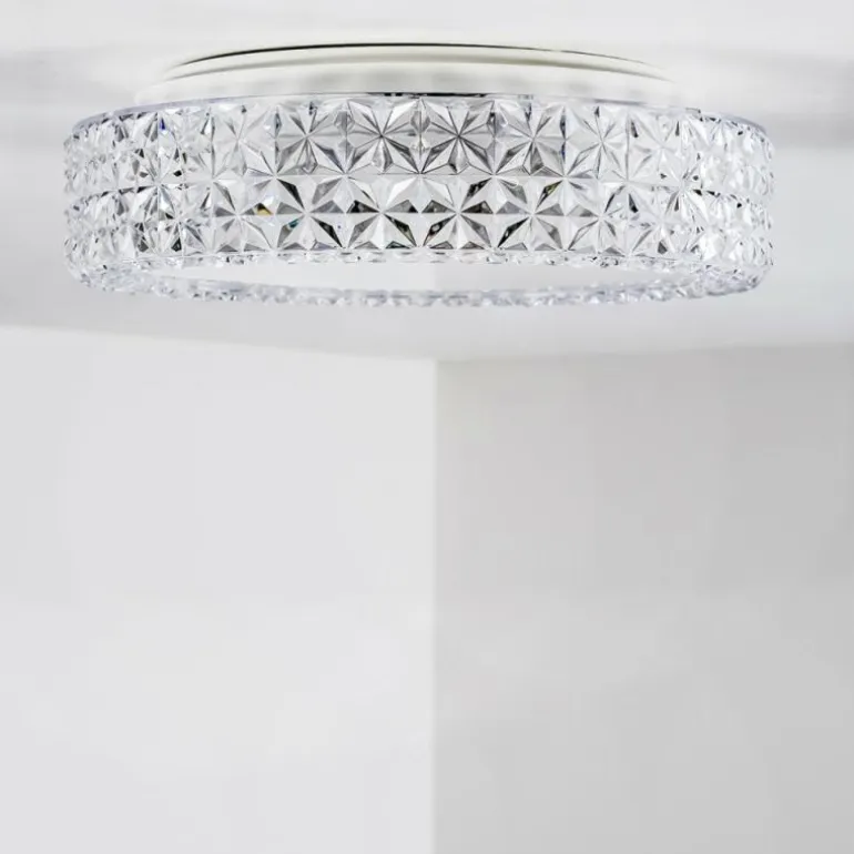 Plafonnier Norra LED Blanc, 1 lumière