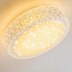 Plafonnier Norra LED Blanc, 1 lumière