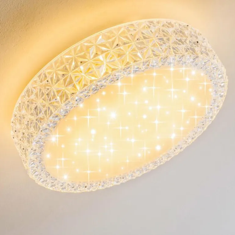 Plafonnier Norra LED Blanc, 1 lumière