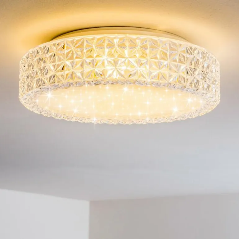 Plafonnier Norra LED Blanc, 1 lumière