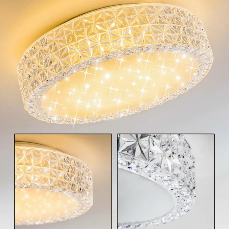 Plafonnier Norra LED Blanc, 1 lumière