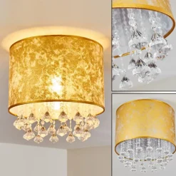 Plafonnier Norrfors Argenté, Transparent, 1 lumière