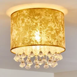 Plafonnier Norrfors Argenté, Transparent, 1 lumière