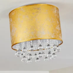 Plafonnier Norrfors Argenté, Transparent, 1 lumière